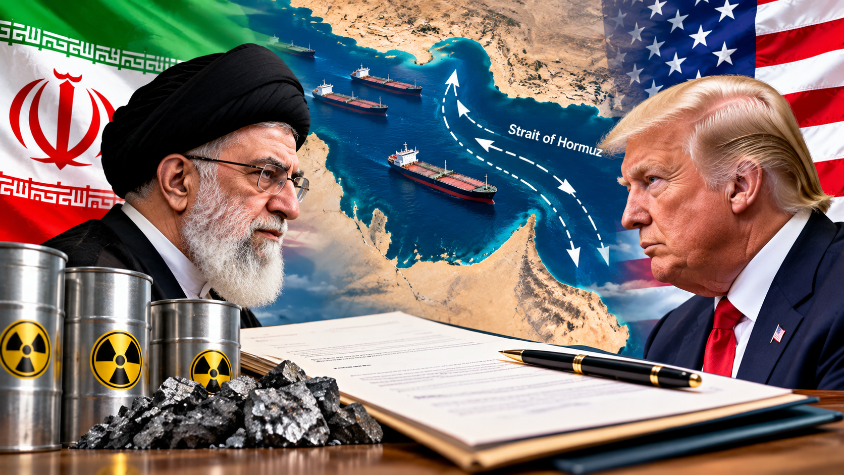Iran-US draft seeks uranium transfer, Hormuz reopening in 7 days