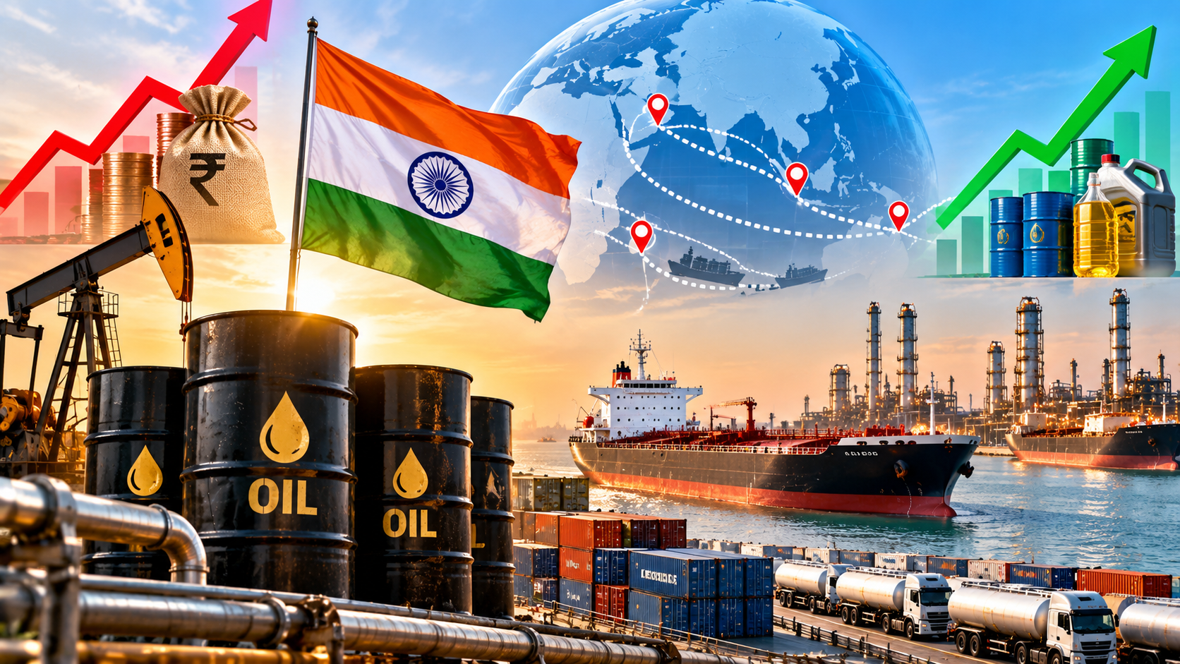 Oil dependence to sustain trade deficit; petroleum exports offer relief