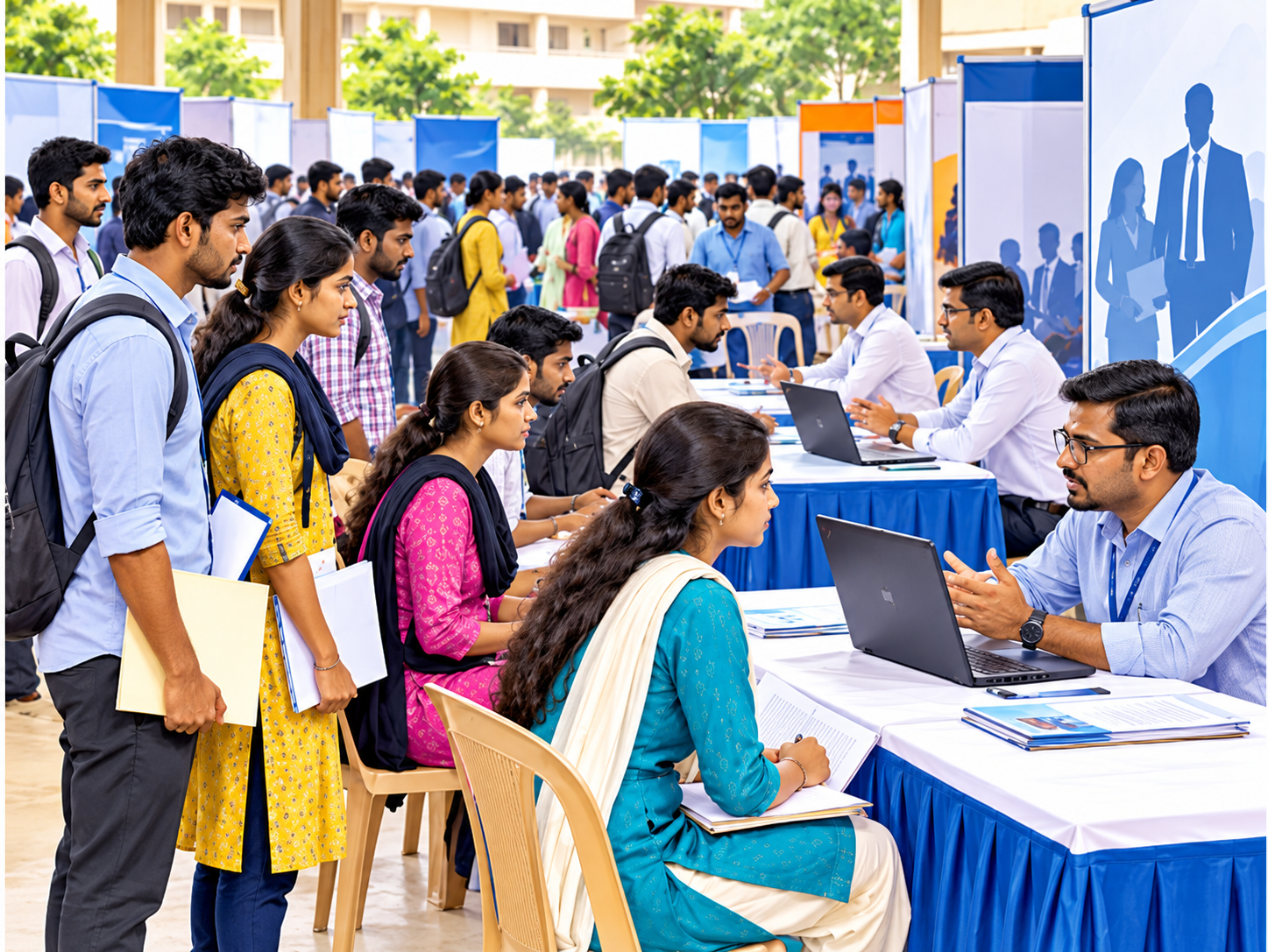 Private sector job fair in Ariyalur
