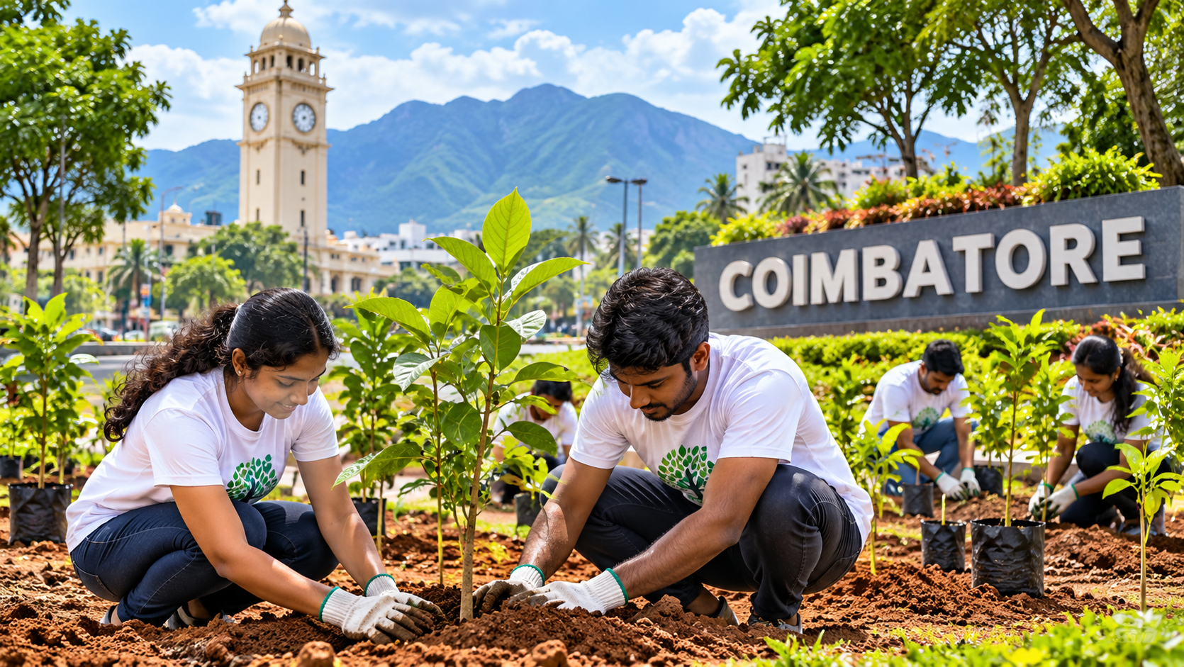 Tree-Planting Initiative Launched in Coimbatore