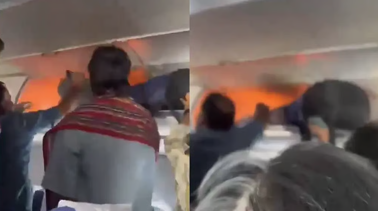 இண்டிகோ விமானத்தில் பவர் பேங்க் தீப்பற்றியதால் பரபரப்பு