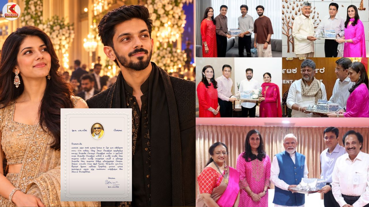 என்ன லிஸ்ட் பெருசா போகுது... சூடுபிடிக்கும் அனிருத் - காவ்யா மாறன் திருமண வரவேற்பு அழைப்பிதழ் !
