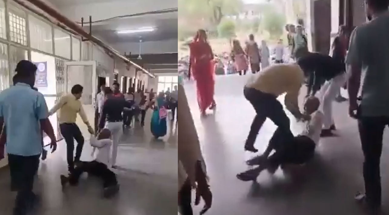 கேள்வி கேட்டதால் ஆத்திரம்...முதியவரை அடித்து இழுத்து சென்ற மருத்துவர்...மத்தியப் பிரதேசத்தில் பரபரப்பு