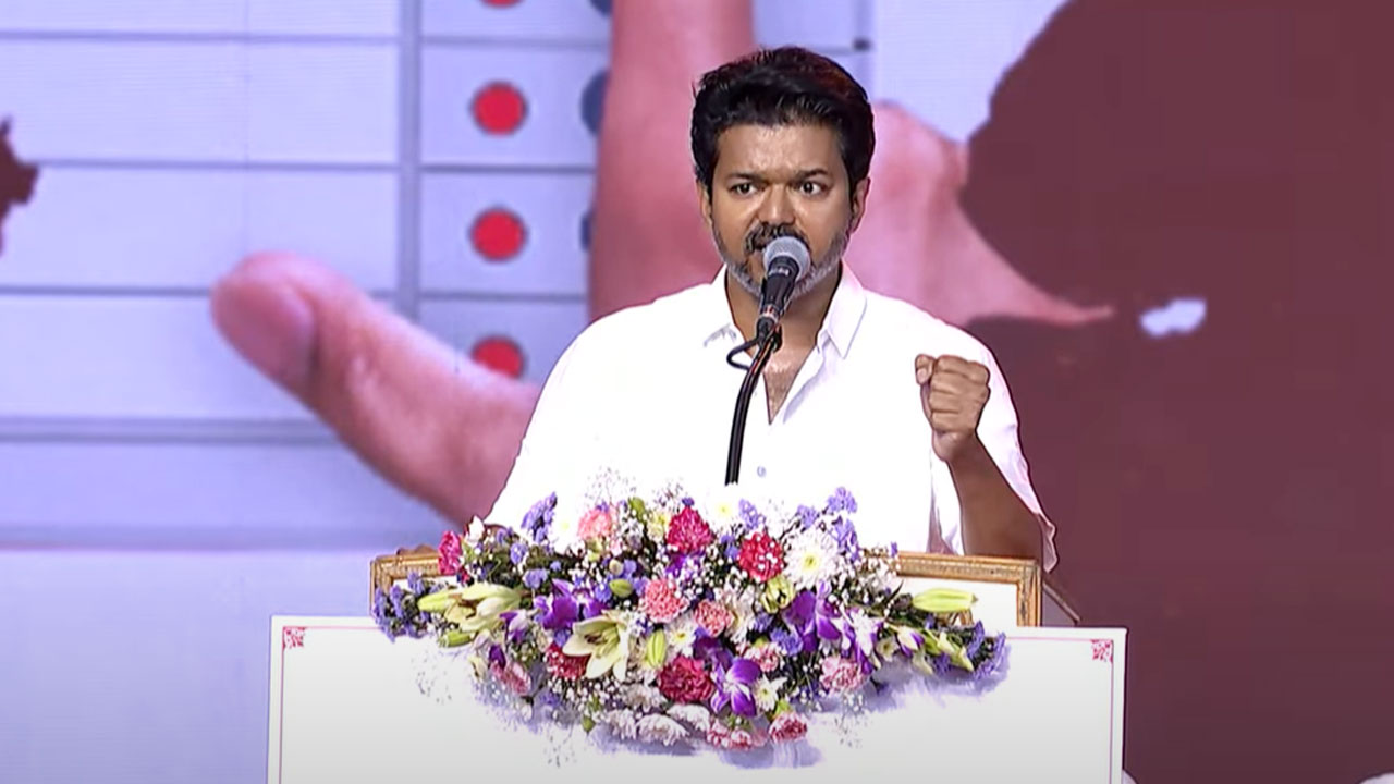  “தவெக ஆட்சிக்கு வருவதே மக்கள் நலனுக்காக தான்”- கோவையில் விஜய் பேச்சு