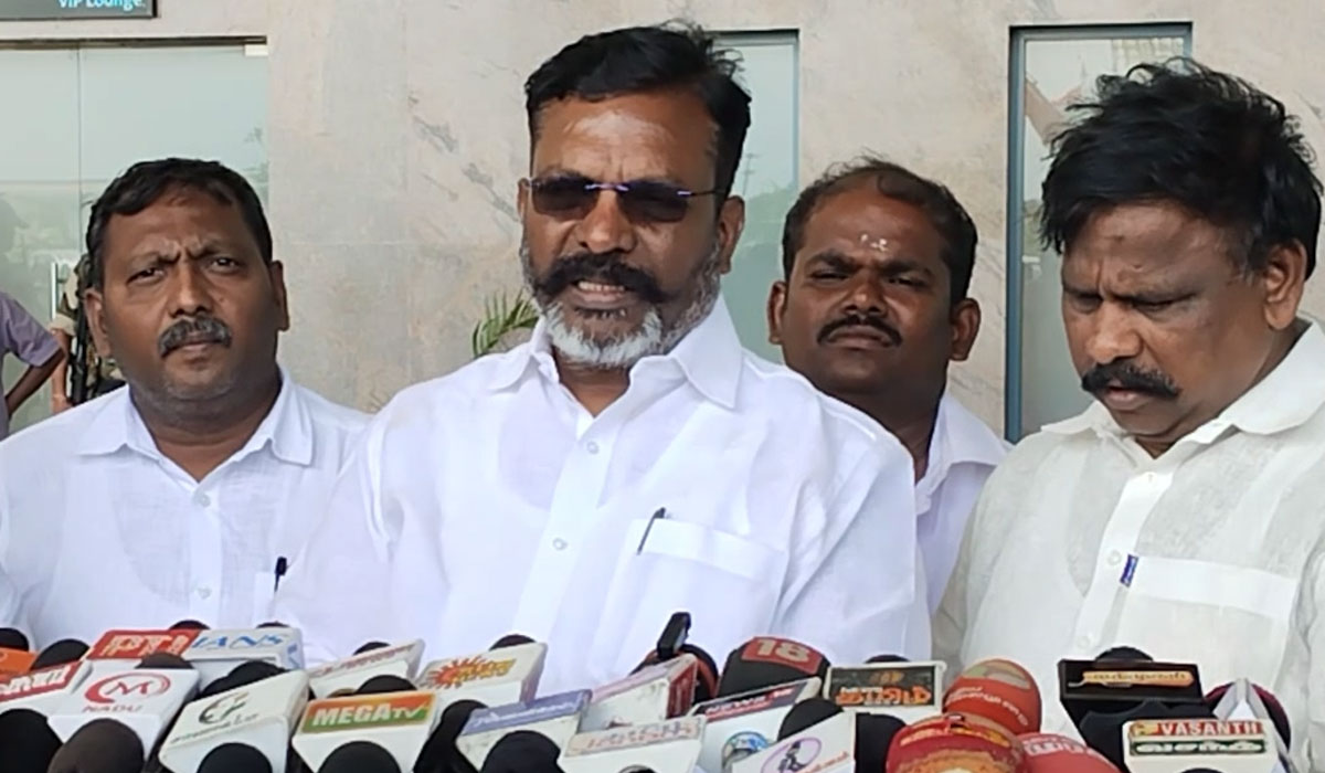  தமிழில் இருந்து கன்னடம் வந்தது என்ற வரலாற்றை மாற்ற முடியாது – திருமாவளவன் கருத்து