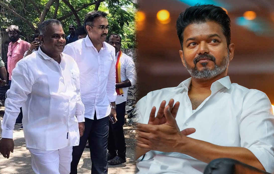  தவெகவில் இணைந்த ஐஆர்எஸ் அதிகாரி பெரியார் நினைவிடத்தில் மரியாதை