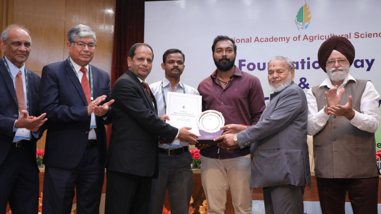 தேனி: சென்டெக்ட் வேளாண் அறிவியல் மையத்திற்கு மண்டல அளவிலான தேசிய விருது!