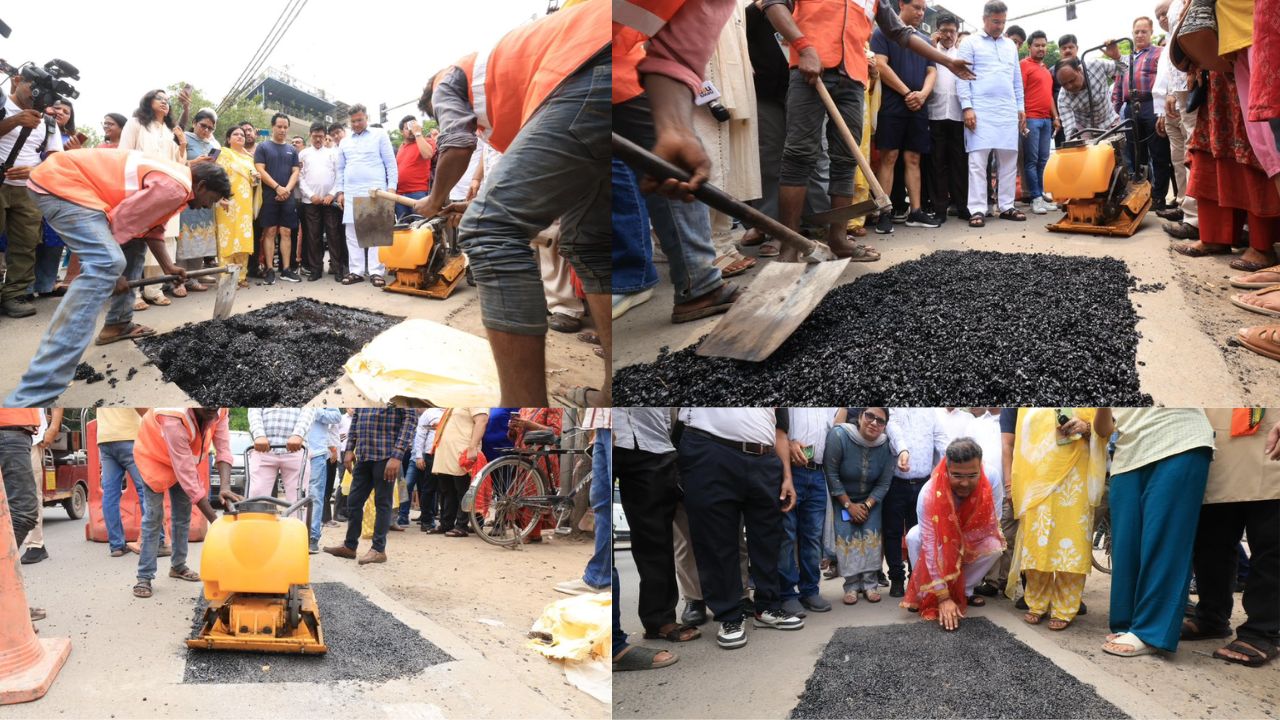 டெல்லி PWD உலக சாதனை: ஒரே நாளில் 3,433 சாலைப் பள்ளங்கள் சீரமைப்பு!
