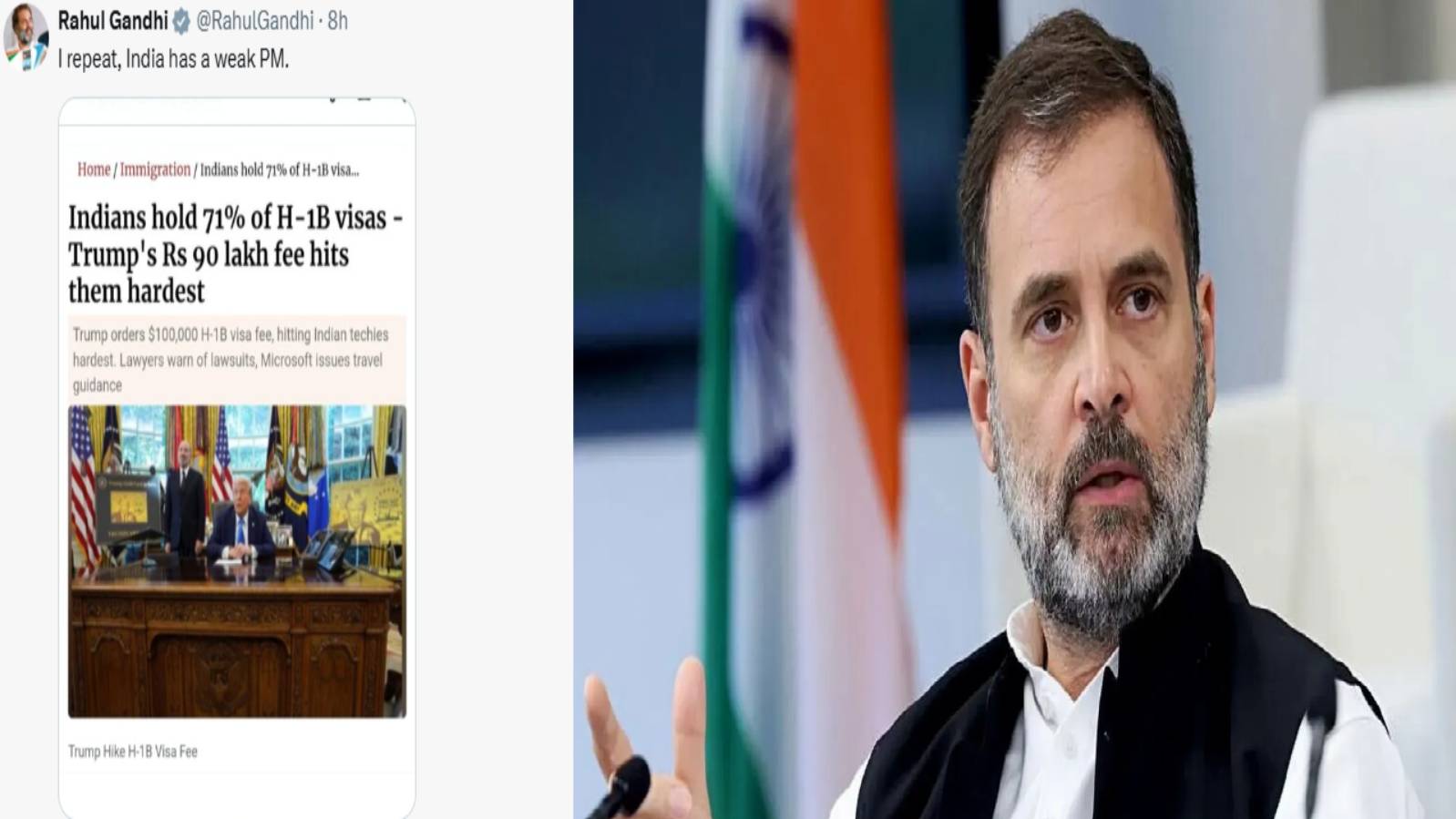 இந்தியாவில் பலவீனமான பிரதமர் இருக்கிறார்: 2017ல் வெளியிட்ட போஸ்ட்டை மீண்டும் வெளியிட்டு ராகுல் காந்தி உறுதி! 