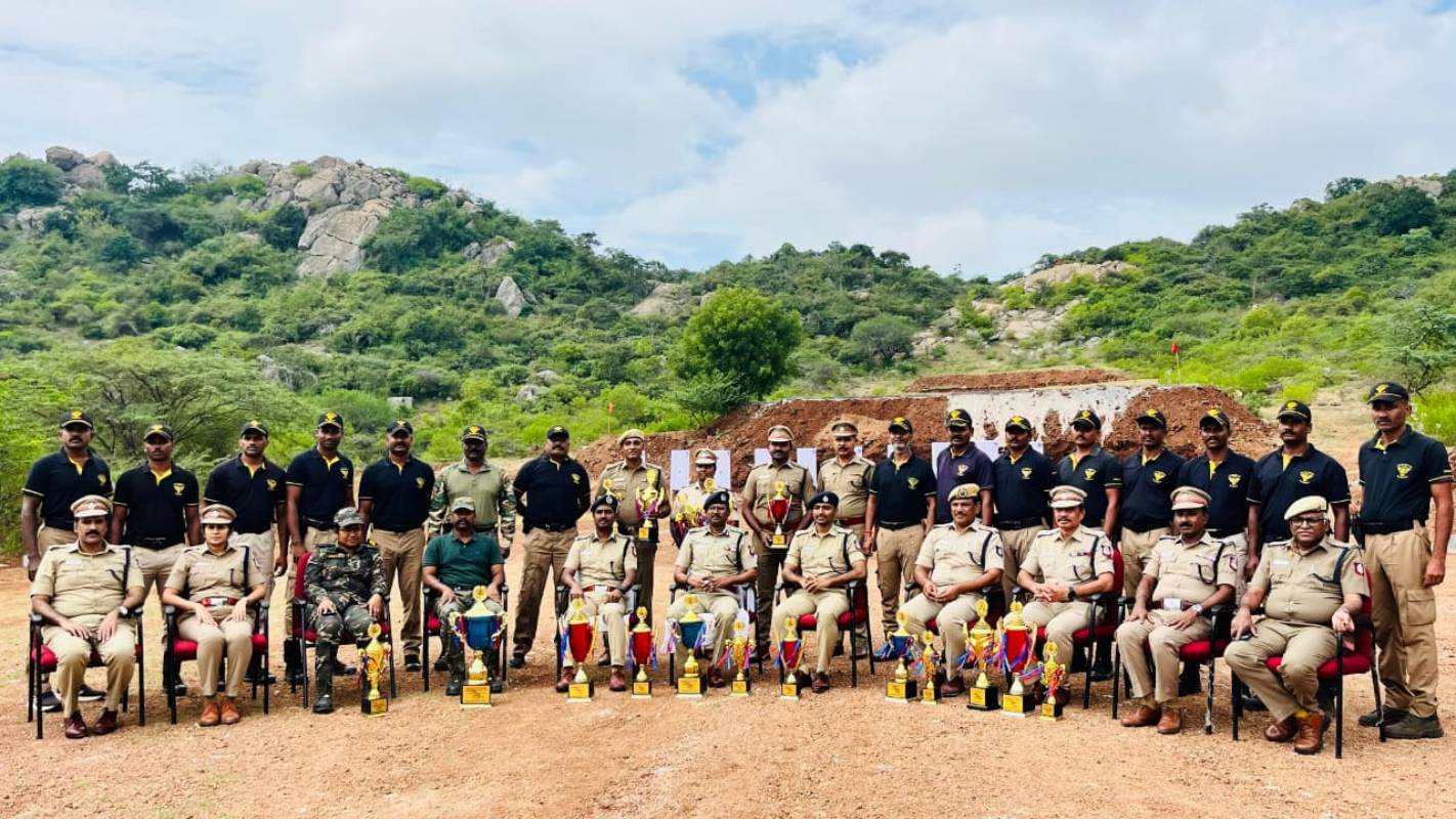 கோவையில் காவல்துறை துப்பாக்கி சுடும் போட்டி: மேற்கு மண்டல அதிகாரிகள் பங்கேற்பு! 