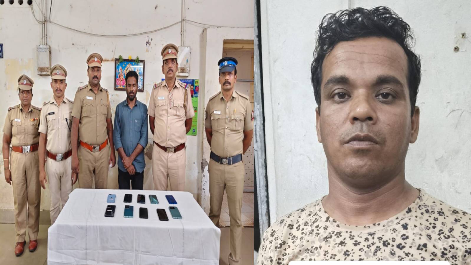 சென்ட்ரல் ரயில் நிலையம்: உறங்கும் பயணிகளிடம் செல்போன் திருட்டு வழக்கில் இருவர் கைது!