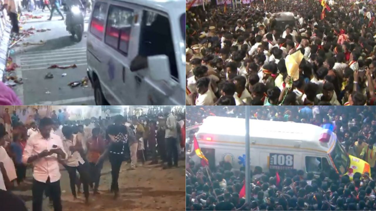 விஜய் பிரசாரத்தில் கூட்ட நெரிசல்: 10 பேர் உயிரிழப்பு.. கரூரில் பதற்றம்!