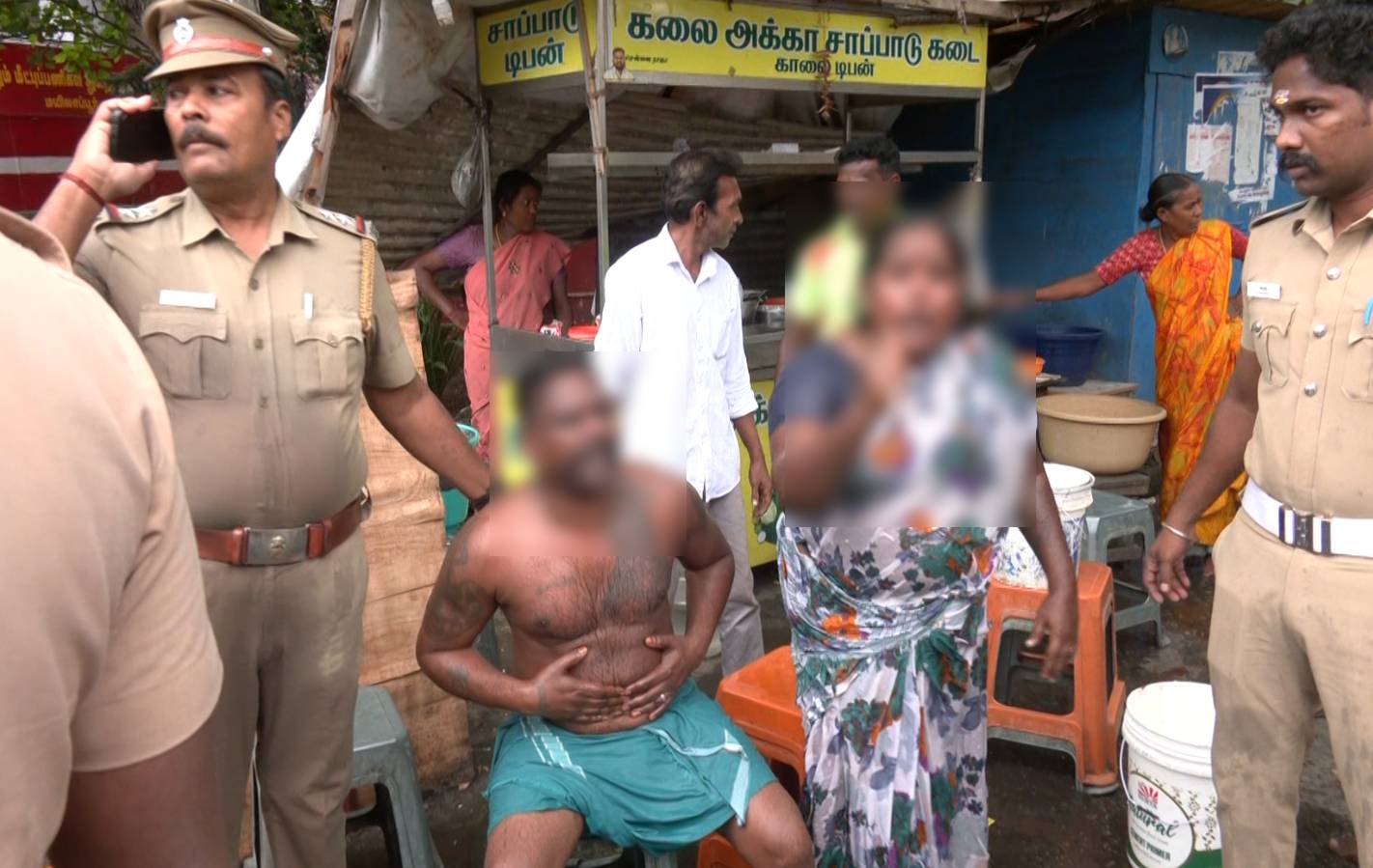 மகன் மீது பொய் வழக்கு- டிஜிபி அலுவலகம் முன்பு ஒரே குடும்பத்தைச் சேர்ந்த 3 பேர் தீக்குளிக்க முயற்சி; பரபரப்பு! 