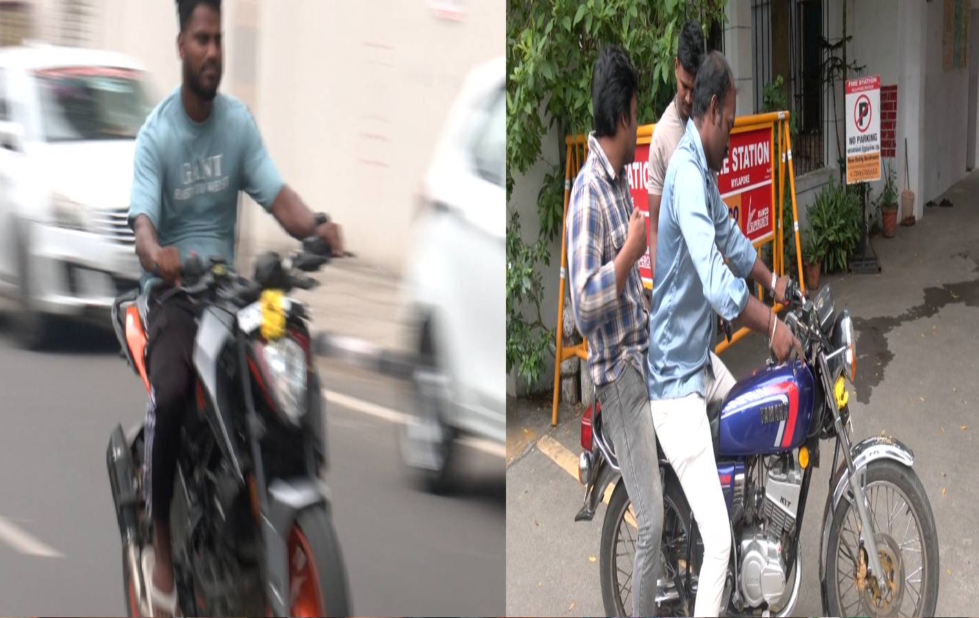 டிஜிபி அலுவலகம் முன்பே பைக் ரேஸ்: சாகசத்தில் ஈடுபட்ட இளைஞர்கள்; துரத்திப் பிடித்ததில் ஒருவர் கைது!