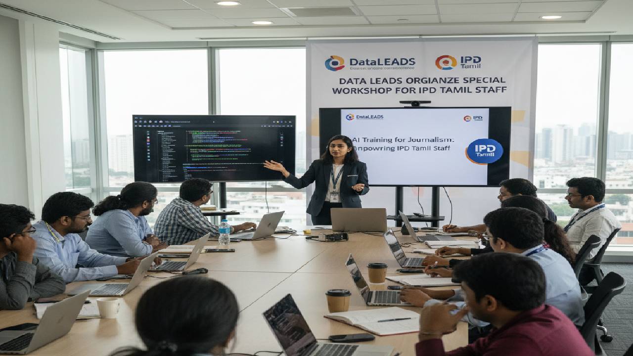 AI சகாப்தத்திற்குத் தயாராகும் IPD தமிழ்!: ஊழியர்களுக்கு Google.org ஆதரவுடன் DataLEADS-ன் இலவசப் பயிற்சி!