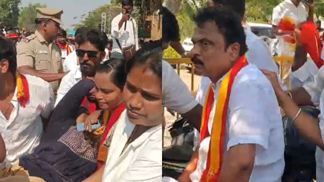 திருப்பூரில் விஜய் பிரசாரம்: கடும் வெயில் தாக்கத்தால் வேட்பாளர் உட்பட 10 பேர் மயக்கம்!