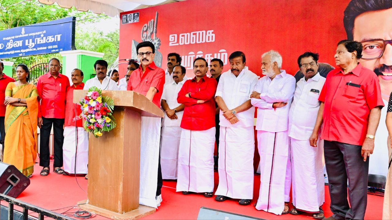 "உழைப்பின் பலன் மே 4-ல் கிடைக்கும்"- மே தின விழாவில் ஸ்டாலின் பேச்சு!