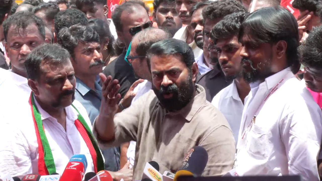 புதிய தலைமைச் செயலகம்.. பழைய இடத்திற்கு என்ன குறை.. உட்காரும் இடத்தில் உறுத்துகிறதா? சீமான் தாக்கு!
