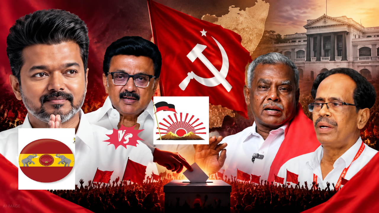 திமுகவா? தவெகவா? தேர்தல் கணக்கை மாற்றுவார்களா தோழர்கள் ?