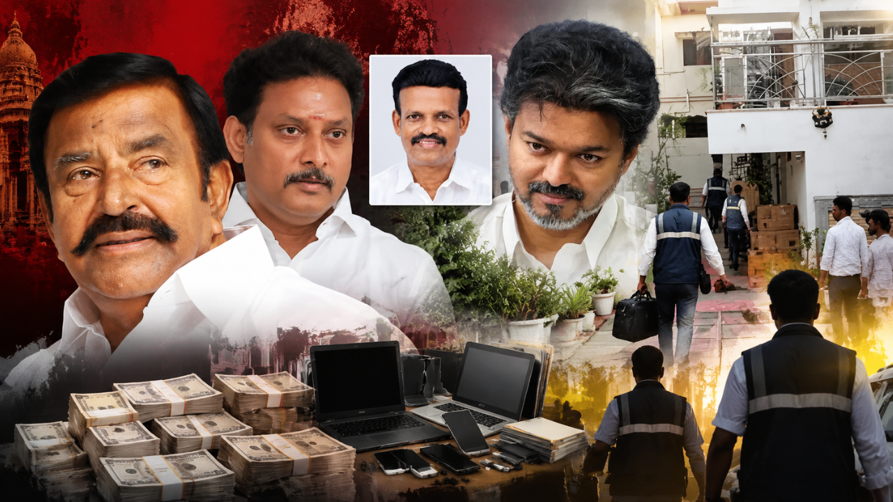 தவெக அரசின் அடுத்த டார்கெட் அண்ணாதுரையா? வீட்டில் தொடங்கிய சோதனை!