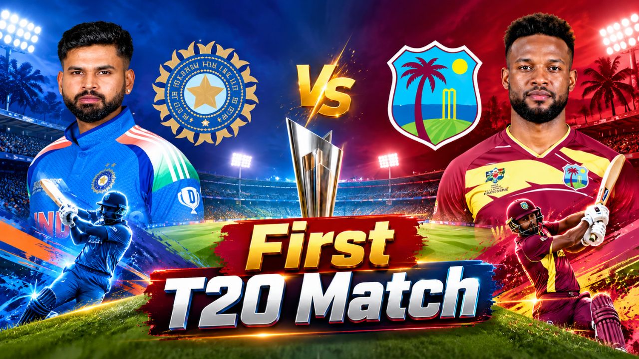 IND VS WI: இன்று முதல் போட்டி ! T20 - யிலும் ஆதிக்கத்தை தொடருமா இந்திய அணி !