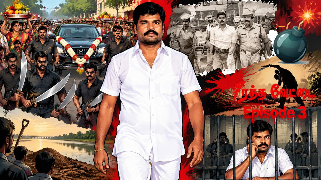 RATHAVETTAI EPISODE 3 : அரிவாள், துப்பாக்கி, கேங் வார் ! மணல்மேடு சங்கரின் மறுபக்கம்!