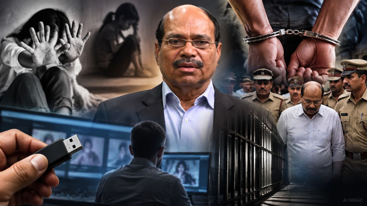 ஜெம் கிரானைட் வீரமணி பாலியல் வழக்கு....போலீசாரிடம் சிக்கிய வீடியோ!