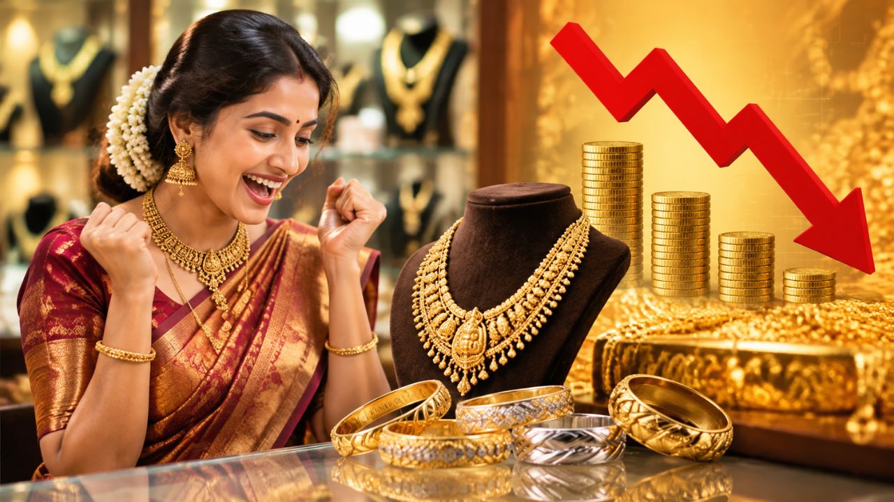 நகை வாடிக்கையாளர்களுக்கு GOOD NEWS....அதிரடியாக குறைந்த தங்கம் விலை!