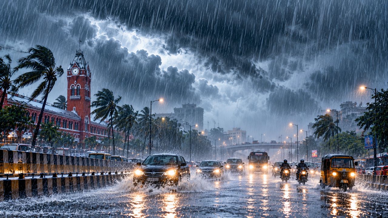 ஆட்டத்தை ஆரம்பித்த வடகிழக்குப் பருவமழை...5 நாட்களுக்கு விடாது வெளுக்கப்போகும் மழை...வானிலை அலர்ட்!